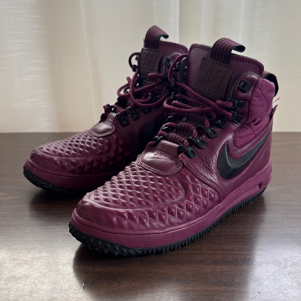 Nike Lunar Force 1 Duckboot – Burgundy / Team Red – Men’s 9